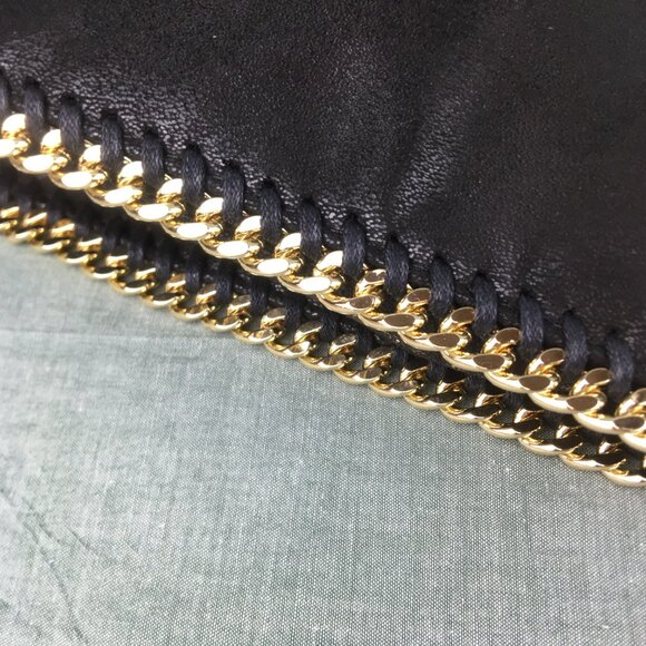 NWT Stella Mccartney Falabella Tote Bag Black - Picture 7 of 12